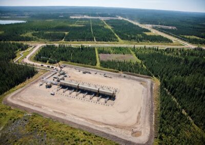 Northern Alberta Oil & Gas Well-Pads and Pipeline Corridors
